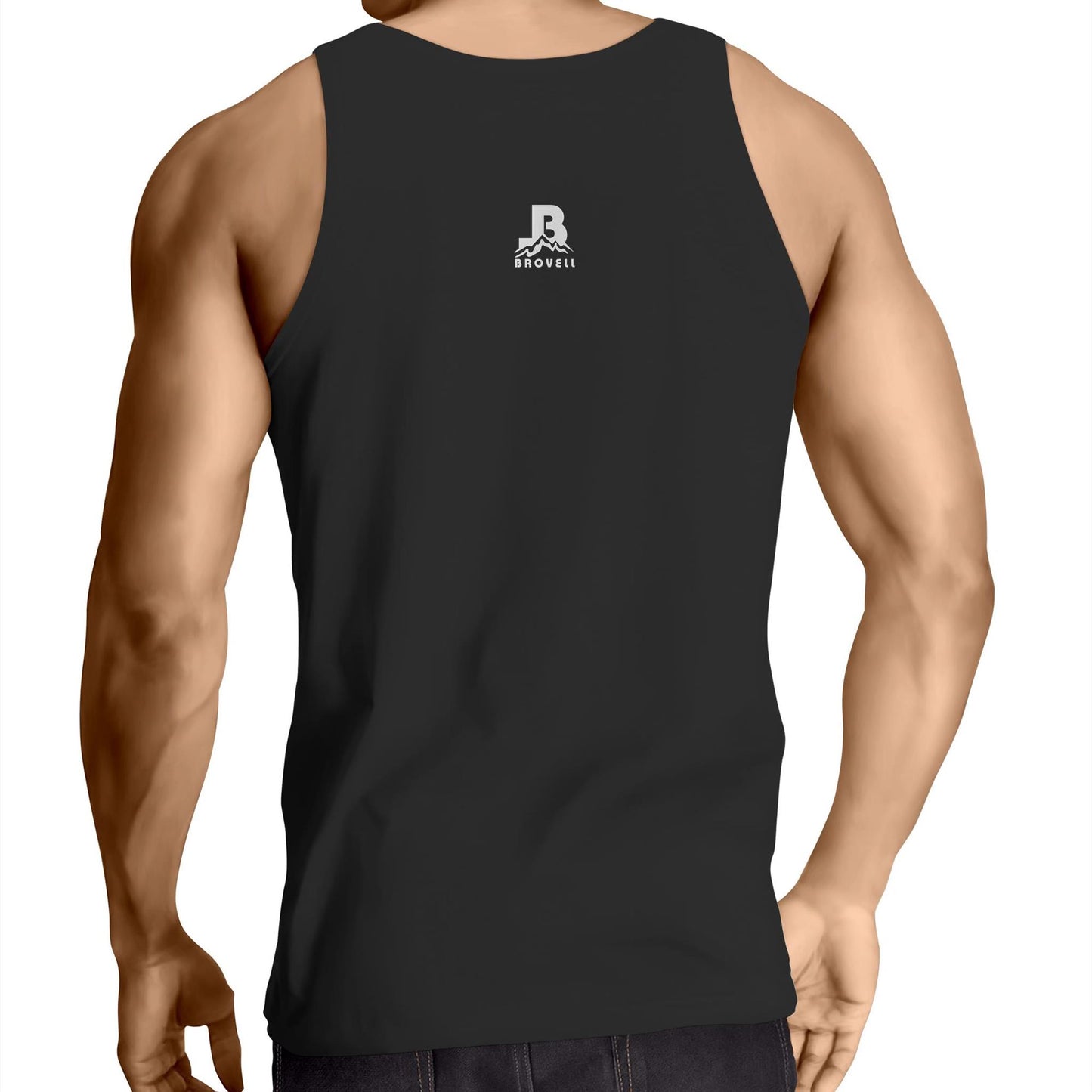 AS Colour Lowdown - Mens Singlet Top - Back Logo