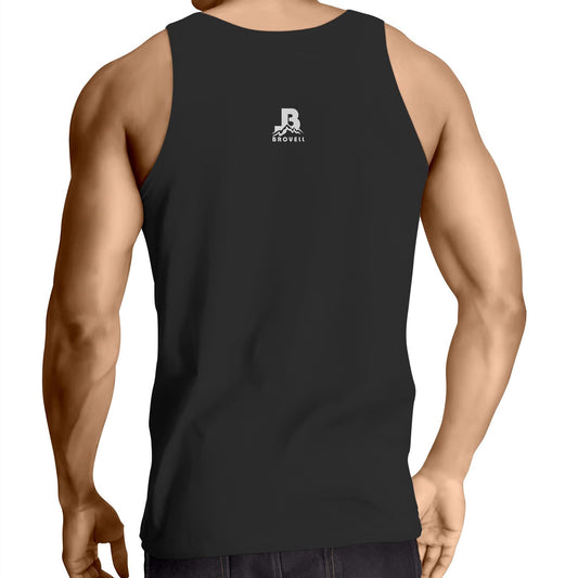AS Colour Lowdown - Mens Singlet Top - Back Logo